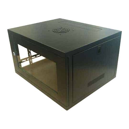(image for) 6U 19\" 550x450mm deep Wall Cabinet, Flatpack